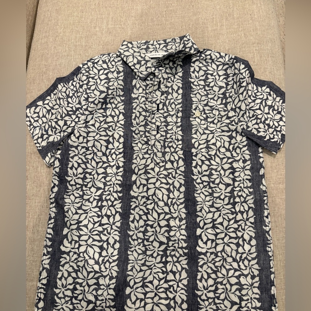 AUTHENTIC JANIE & JACK LITTLE BOYS’ VACATION POLO LUXURY STYLE UNWORN SIZE 8